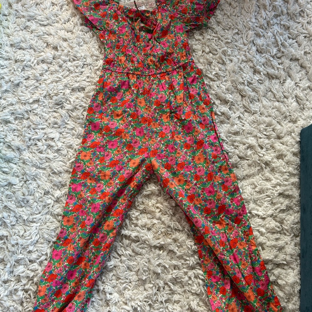 Floral Kids Jumpsuit